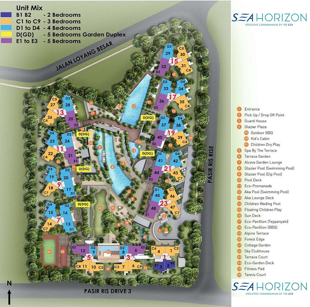 Sea Horizon Site Plan